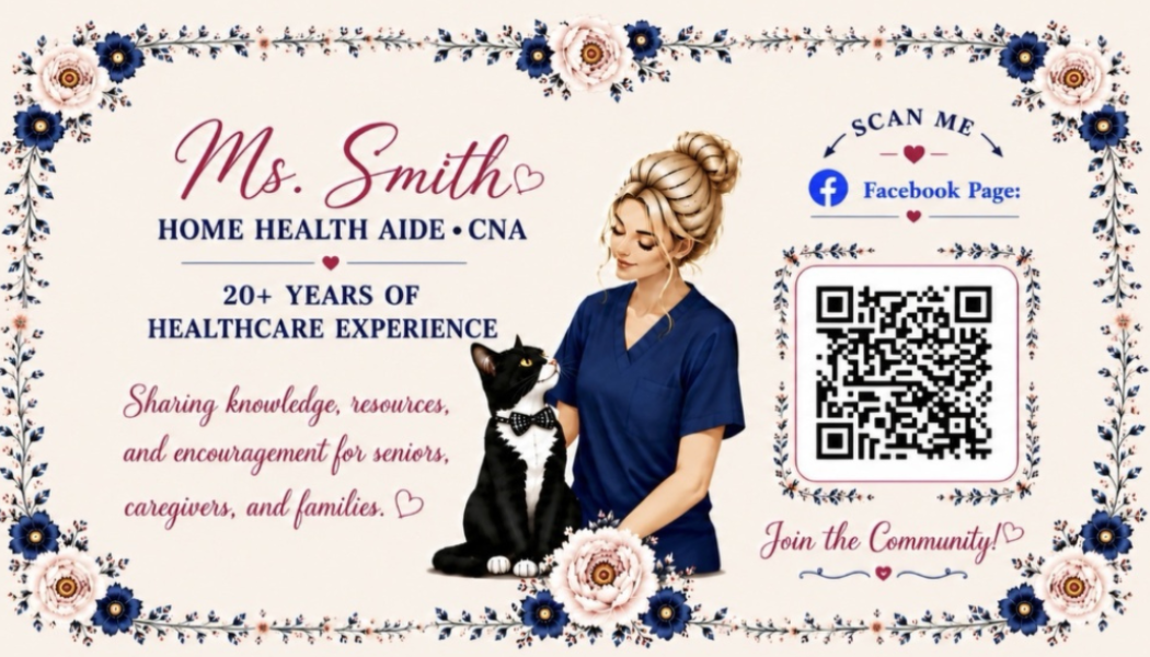 Ms. Smith Home Health Aide CNA business card